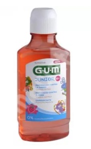 Sunstar GUM Junior Mouthwash Strawberry Flavor - Apa de gura pentru copii (6 ani+) - 300ml - Img 2