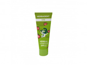 Herbadent KIDS - Pasta de dinti pentru copii cu fluor și aromă de măr - 75g - Img 2