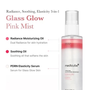 Medicube PDRN Pink Glutathione Serum Mist - Ser Mist Hidratant 100ml - Img 6