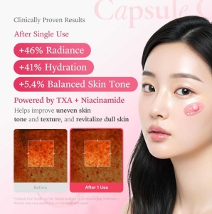 MEDICUBE TXA Niacinamide Capsule cream - Crema hidratanta cu niacinamidă - 55g - Img 4