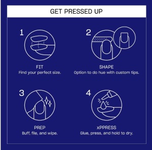 OPI xPRESS / ON - Blue Gie - unghii false - Img 7