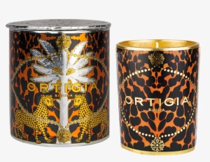 Ortigia Sicilia Ambra Nera Scented Candle - Lumanare parfumata 50g Ø 7 cm x 8.5 cm