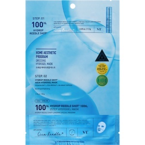 VT Cosmetics Mask Hydrop Reedle Shot 100 - Masca hidrogel cu acid hialuronic 33 g + 1.5 g/1buc
