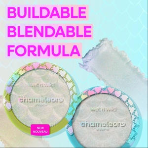 Wet N Wild Chameleon Chrome Highlightter Iluminator cu efect holografic - Venus Swing- 4,3g - Img 4