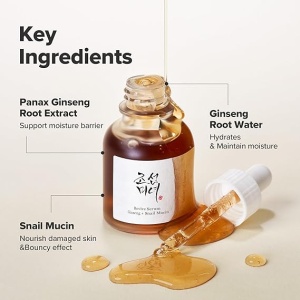 Beauty Of Joseon Revive Serum Ginseng + Snail Mucin - Serum pentru regenerare cu ginseng si mucina de melc 30ml - Img 5