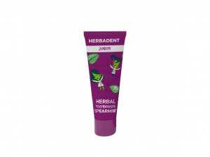 Herbadent JUNIOR - Pasta de dinti pentru copii peste 7 ani, cu fluor și aromă de mentă - 75g - Img 2