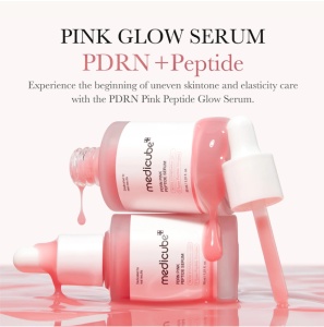 MEDICUBE - PDRN Pink Peptide Serum - Ser facial pentru regenerare, fermitate si luminozitate 30ml - Img 3