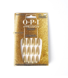 OPI xPRESS / ON - Break The Golkd - unghii false - Img 1