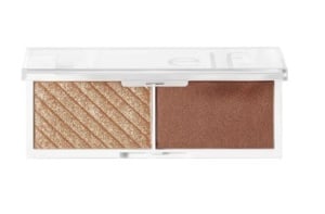Paleta blush si iluminator e.l.f. Cosmetics Bite-Size Face Duo, coconut, 4.6 g - Img 1