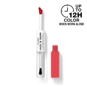 Wet N Wild Megalast Lock n Shine Dual Ended Lip Color + Gloss - Culoare mata 4ml+ luciu de buze 4ml - Shining Hybiscus - Img 2