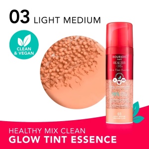 Bourjois Healthy Mix Glow Tint Essence, 03 Light Medium, 30 ml - fluid nuantator - Img 2