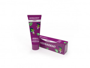 Herbadent JUNIOR - Pasta de dinti pentru copii peste 7 ani, cu fluor și aromă de mentă - 75g