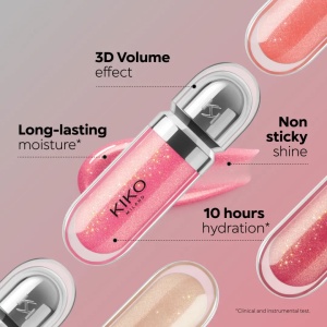 Kiko Milano 3D Hydra - Gloss de buze hidratant si lucios 6.5ml - Img 3