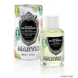 Marvis Strong Mint - Apa de gura120 ml