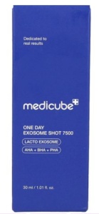 MEDICUBE One Day Exosome Shot Pore Ampoule 7500 - Ser concentrat pentru ten cu exosomi - 30ml - Img 2