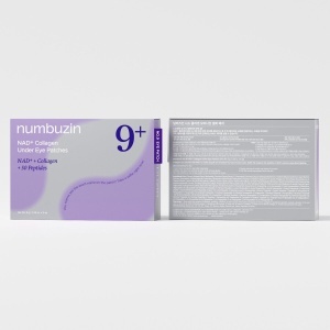 NUMBUZIN No.9 NAD+Collagen Under Eye Patches - Benzi pentru ochi cu colagen marin si niacinamida 5 perechi - Img 3