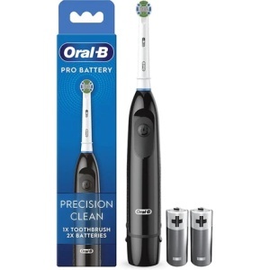 Oral-B Pro Battery PRECISION CLEAN , periuta electrica PRO Battery , cu baterii, negru