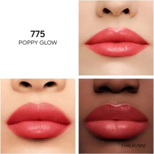 Guerlain Kiss Kiss Bee Glow, 775 poppy glow - Blasam de buze 3.2 g - Img 2