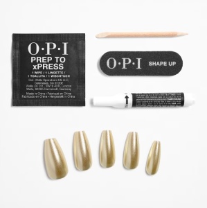 OPI xPRESS / ON - Break The Golkd - unghii false - Img 3