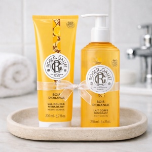 Pachet Roger & Gallet - BOIS D'ORANGE - Gel de dus -200ml + Lotiune de corp 250ml
