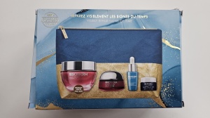 PRET SPECIAL - ambalaj deteriorat - BIOTHERM BLUE THERAPY RED ALGAE UPLIFT DAY SET - crema de zi 50ml, crema de noapte 15ml, ser regenerator 7ml si crema de ochi antirid 5ml