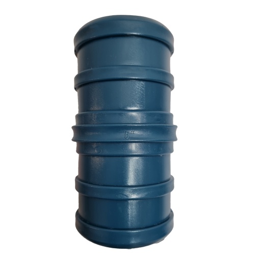 Оребрен съединител за маркуч 5“, двоен накрайник, pvc