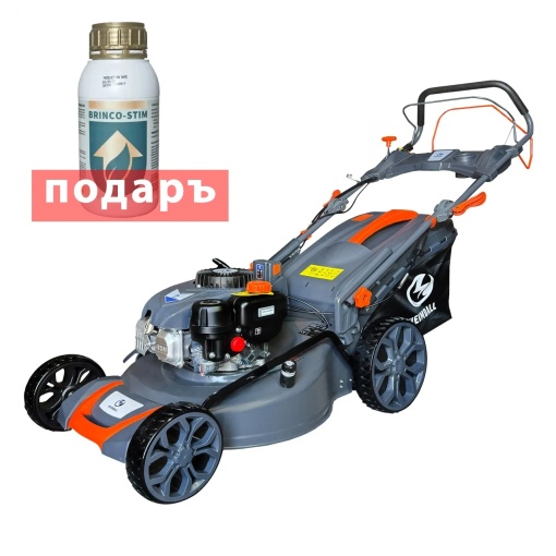 Бензинова косачка за трева 171CC, 70L, електрически старт, HEIMDALL