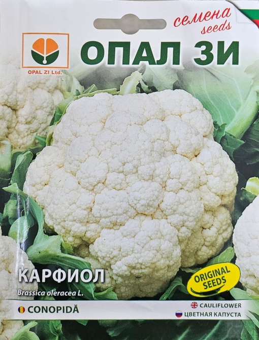 Карфиол, Семена за сорт snowball, сорт с бяла глава, едри