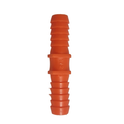 Оребрен съединител за маркуч 1/2“, двоен накрайник, pvc