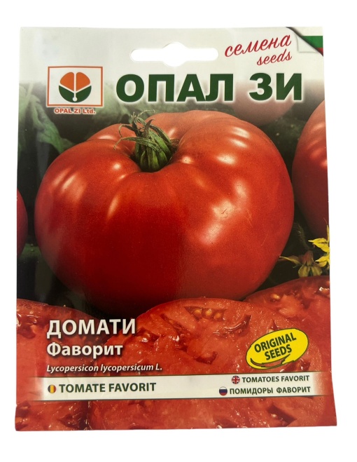 Домат, Семена от сорт ФАВОРИТ, полуранен сорт, фина кора