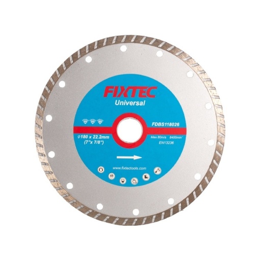 Диамантен диск за рязане FIXTEC 230x22.2mm, ширина 7mm