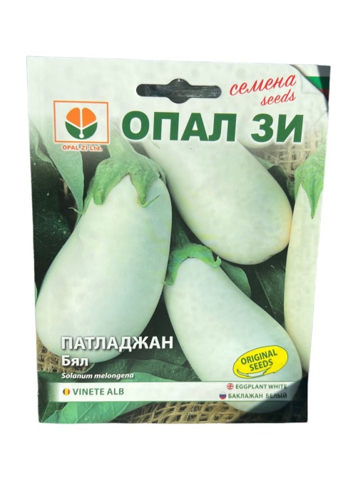 Патладжан, Семена за сорт БЯЛ ПАТЛАДЖАН, много продуктивен средно ранен сорт