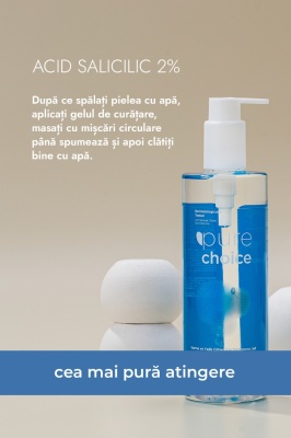 Gel de curățare facială pentru ten mixt si gras 200ml - Img 3