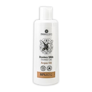 Gel de duș cu lapte de măgăriță și argan