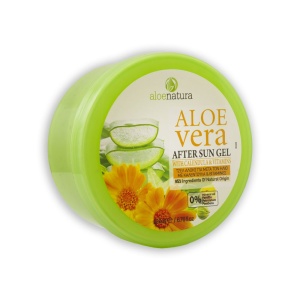 Gel dupǎ soare cu aloe vera și gǎlbenele