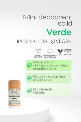 Mini deodorant solid 100% natural Green - Img 2