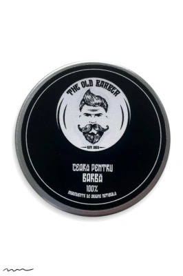 Ceară pentru barbă cu parfum de tutun și cafea 100% naturală