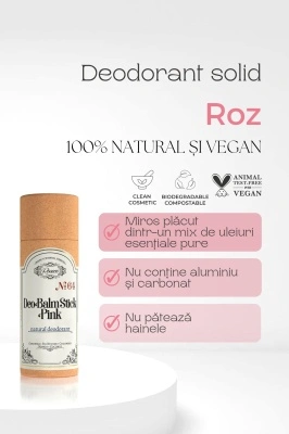 Deodorant solid 100% natural Pink - Img 2