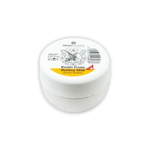 Unt de corp cu lapte de măgăriță și extract de fructe exotice