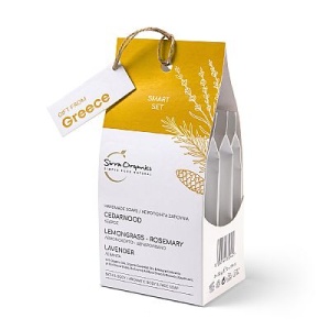 Smart Set Yellow - set 3 săpunuri naturale din ulei organic de măsline