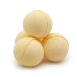 Bombă Spumantă de baie Mușețel și Grapefruit
