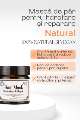 Mască de păr pentru hdratare și reparare - Img 2