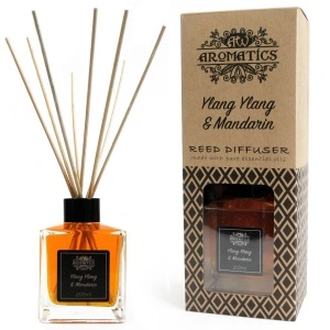 Odorizant de cameră cu betișoare cu ulei esențial de Ylang Ylang și Mandarină