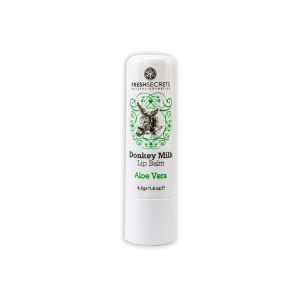 Balsam de buze cu lapte de măgăriță și aloe vera