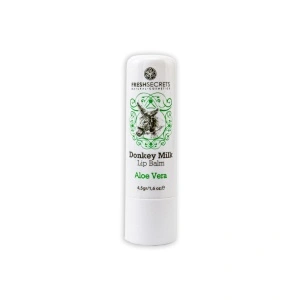 Balsam de buze cu lapte de măgăriță și aloe vera