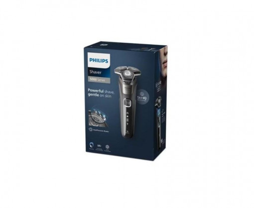 Aparat de Ras PHILIPS Shaver Series 5000 S5887/30 Acumulator, Autonomie 60 min, SkinIQ, Gri - Img 1