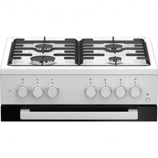 Aragaz Beko FSST62110DW, 4 arzatoare, Mixt, Aprindere electrica, Grill, Rotisor,Clasa A, 60 cm, Alb - Img 3