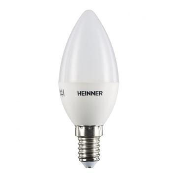 Bec led Heinner 4 W E14, forma lumanare, lumina calda