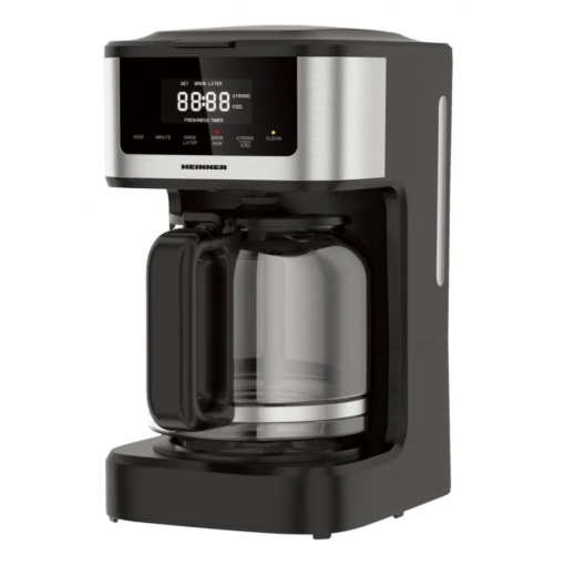 Cafetiera digitala Heinner HCM-DD900BKSS, rezervor 1.8L, 900W