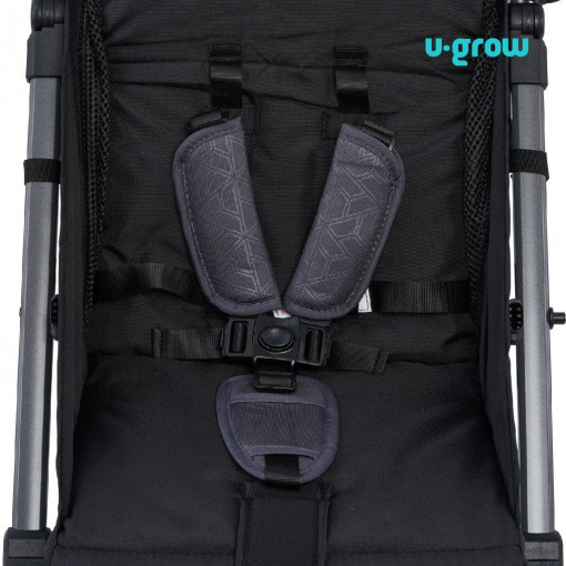 Carucior sport U-Grow Ava, gri inchis - Img 5